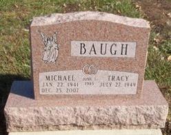 Headstone for Michael and Tracy Baugh